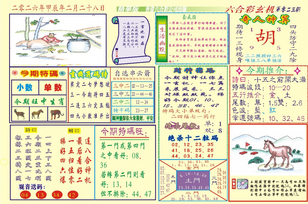 023期118六合玄机(新图)[图]