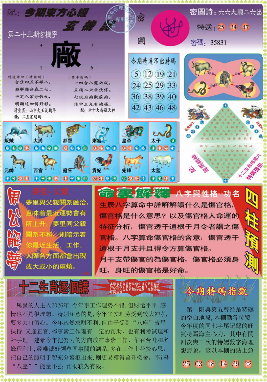 023期东方心经B[图]