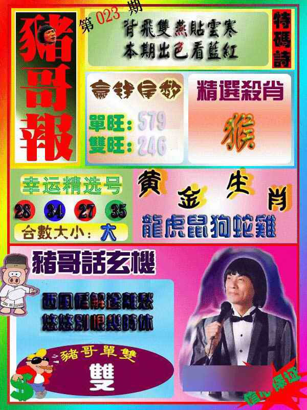 023期猪哥报[图]