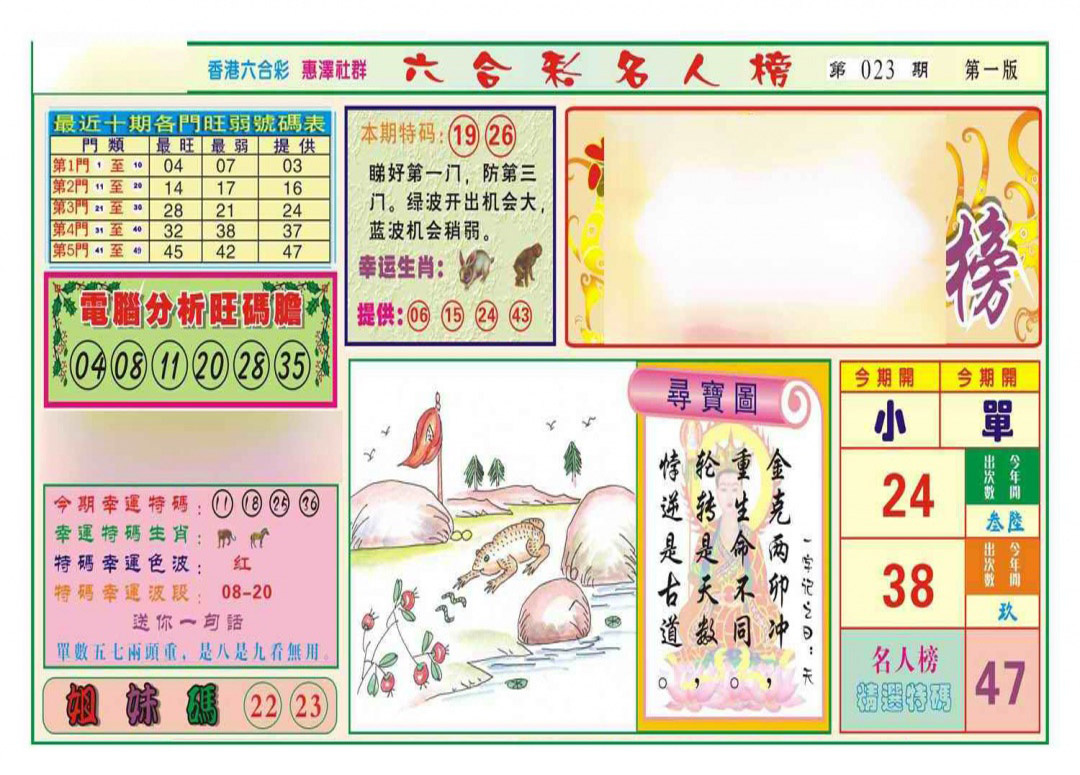 023期名人榜A(新图)[图]