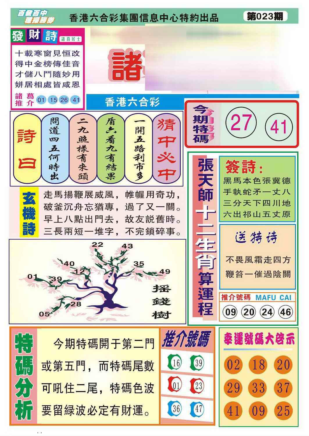 023期诸葛神算[图]