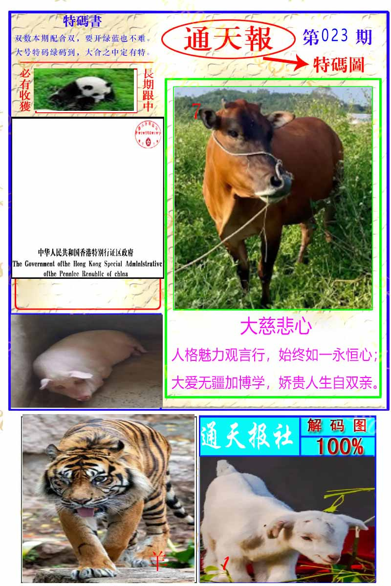 023期通天特解图[图]