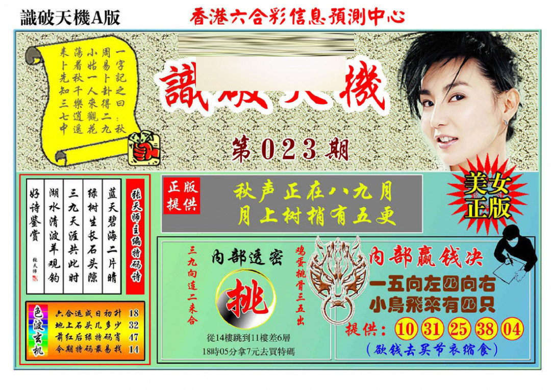 023期识破天机A版[图]