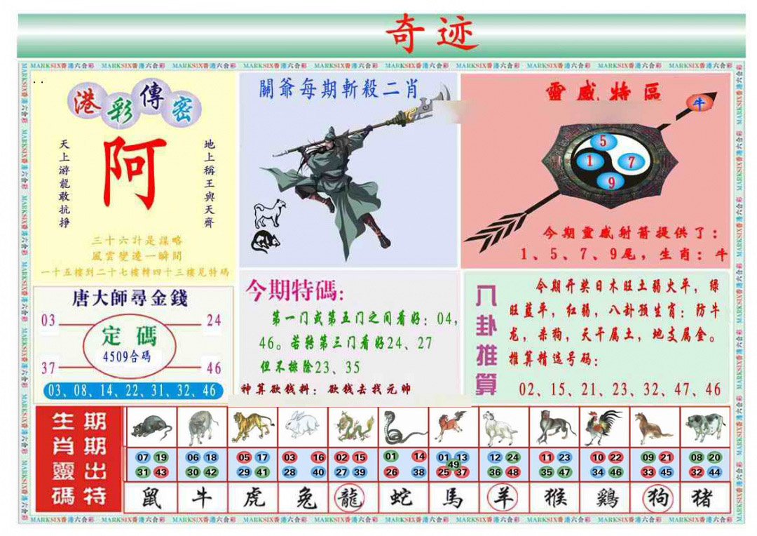 023期马经奇迹B(新图推荐)[图]