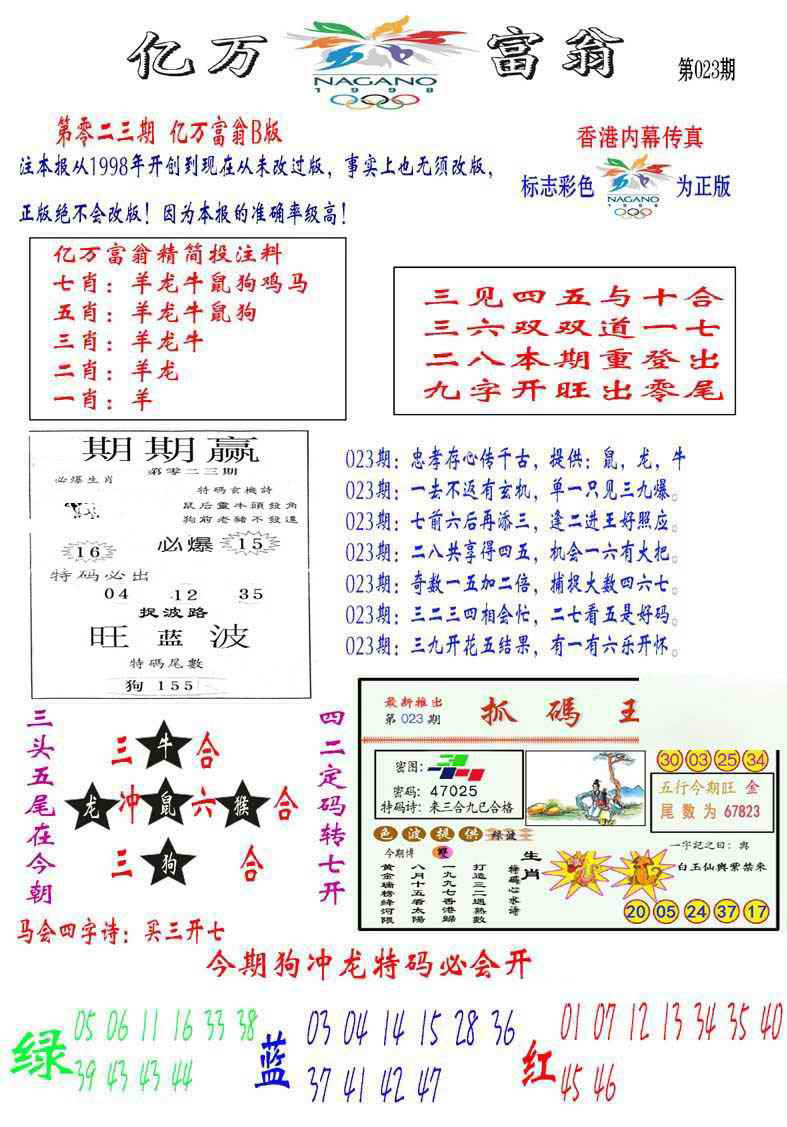 023期亿万富翁B[图]