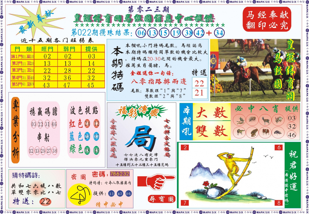 023期皇冠体育网马经图记录[图]