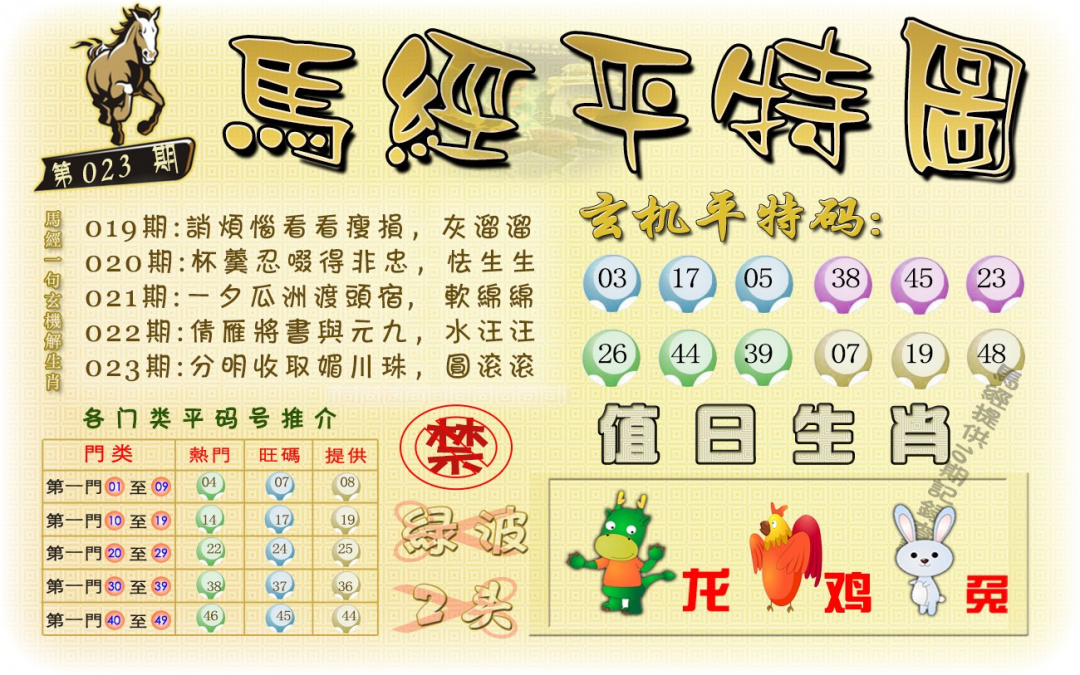023期马经平特图（荐）[图]