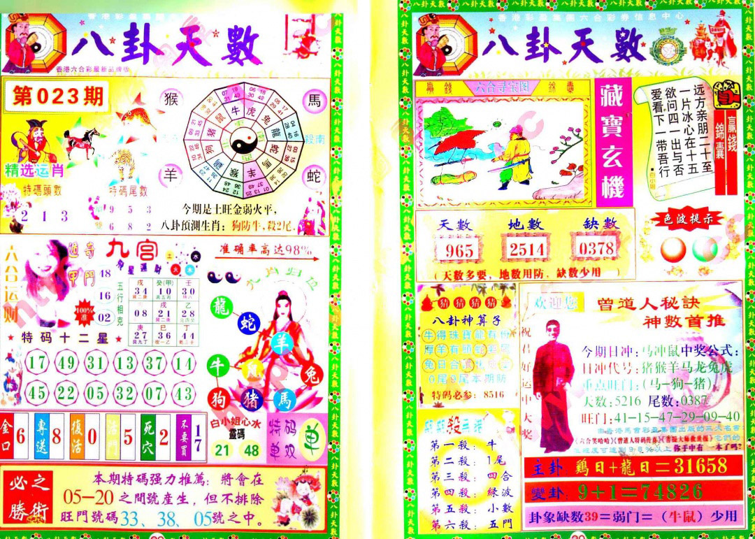023期八卦天数[图]