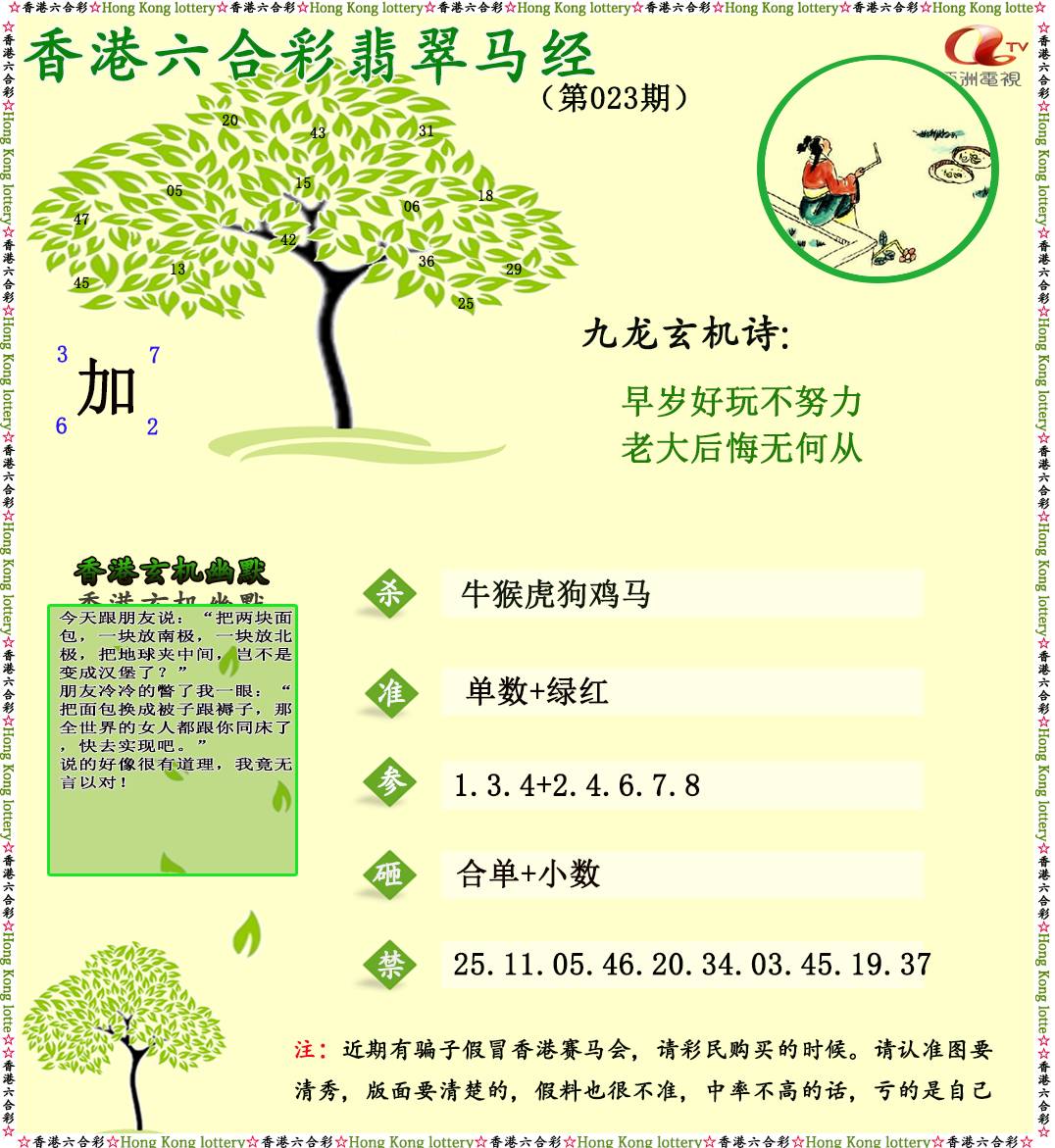 023期翡翠马经[图]